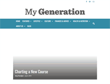 Tablet Screenshot of mygenerationmaine.com